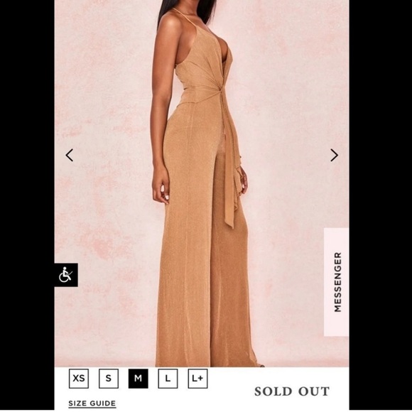 House of CB Sienna Jumpsuit NWT - Picture 4 of 6